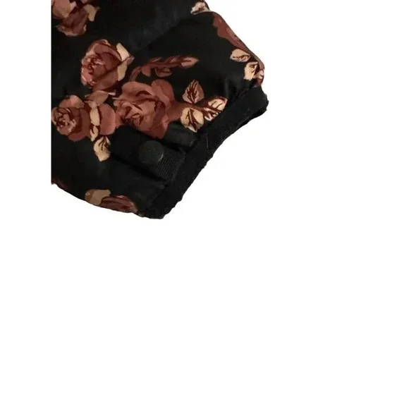 The North Face Women's Flare Down Jacket Urban Navy Floral Print Sz SP $160 - Picture 5 of 15